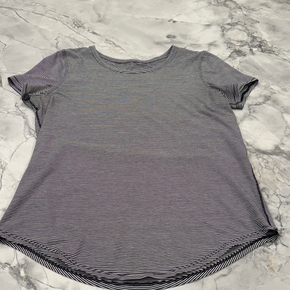 Lululemon Tonka Stripe Tee Size 8